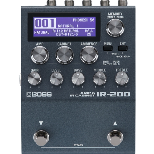 BOSS IR-200 AMP IR CABINET PEDAL