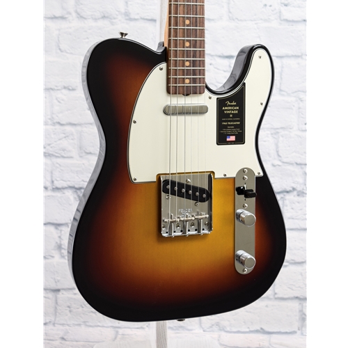 FENDER AMERICAN VINTAGE II 1963 TELECASTER - 3 COLOR SUNBURST- DEMO
