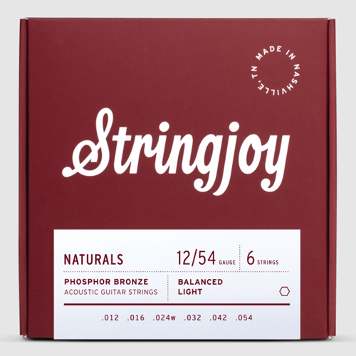 STRINGJOY NATURALS LIGHT GAUGE 12-54 PHOSPHER