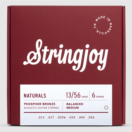 STRINGJOY NATURALS MEDIUM GAUGE 13-56 PHOSPHER