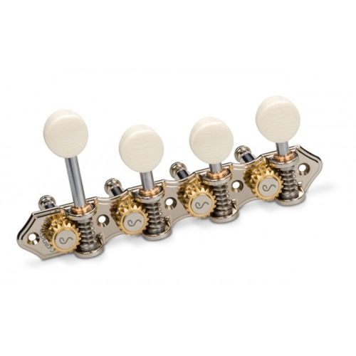 SCHALLER GRANDTUNE MANDOLIN F-STYLE REVERSE TUNERS - NICKEL