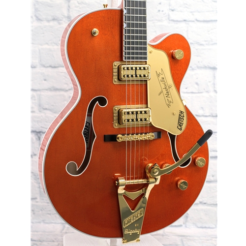 GRETSCH G6120TG PLAYERS EDITION NASHVILLE HOLLOW BODY WITH BIGSBY - ORANGE STAIN