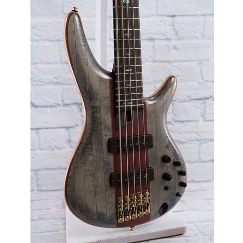IBANEZ USED SDGR SR5CMDX 1P-01 5 STRING BASS- BLACK ICE GLOW