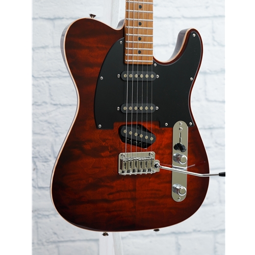 TOM ANDERSON TOP T CLASSIC- BURNISHED ORANGE BURST WITH BINDING